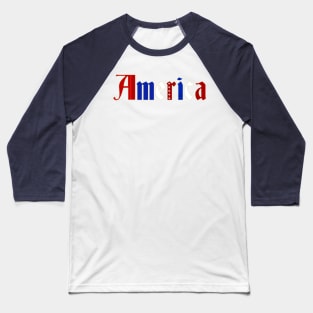 Patriotic America Graphic Baseball T-Shirt